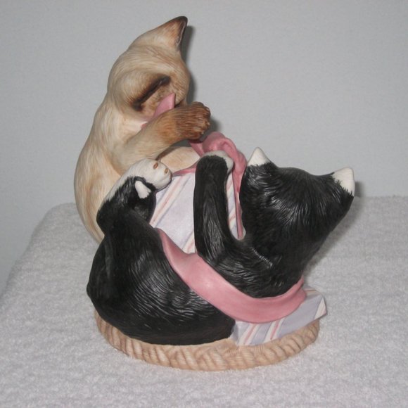 The Franklin Mint, cat figurine with certificate - Picture 2 of 4